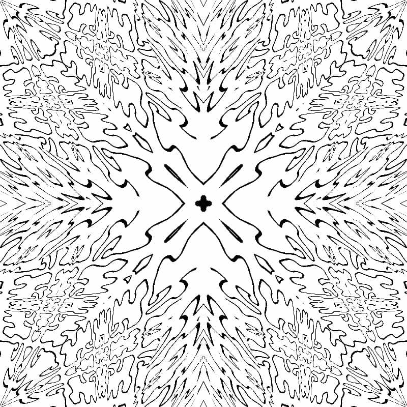 Abstraktní (2) omalovánka