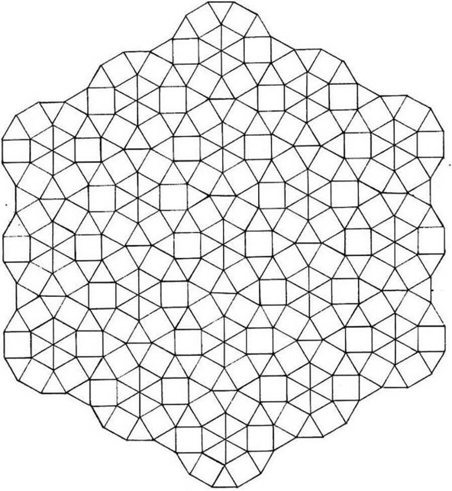 Abstraktní Obrázek omalovánka