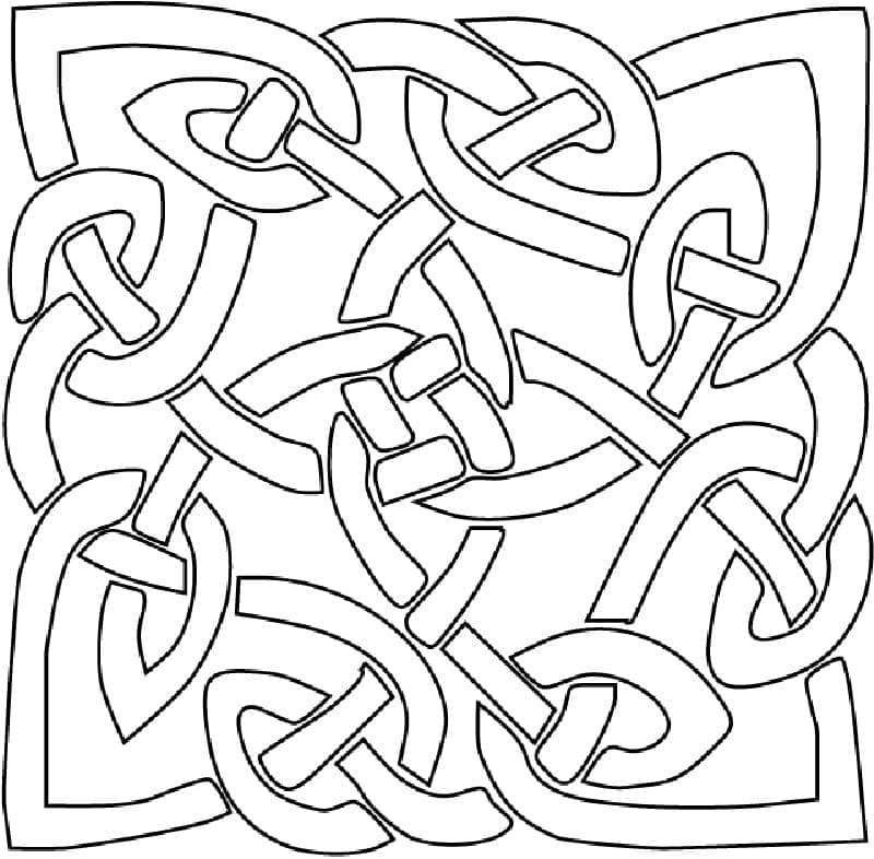 Abstraktní Zdarama omalovánka