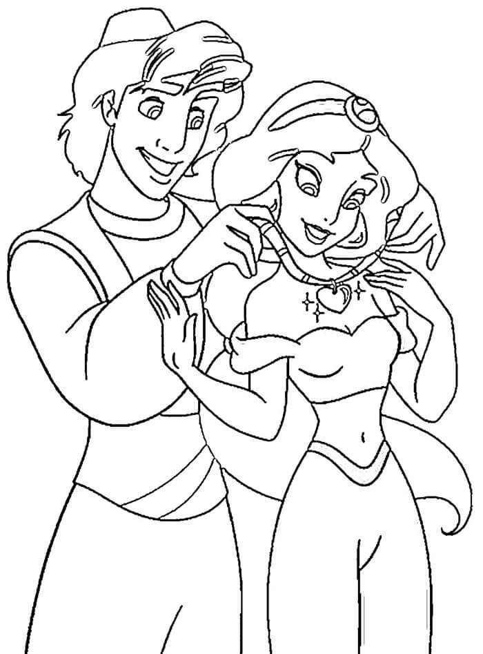 Aladin Zdarama omalovánka