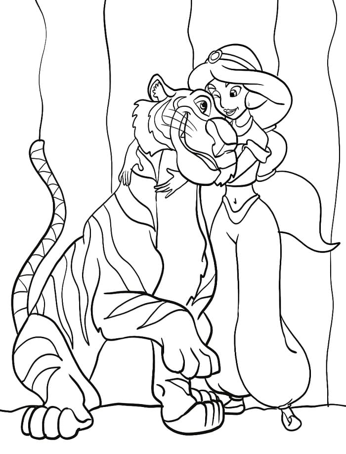 Aladin pro 6leté Děti omalovánka