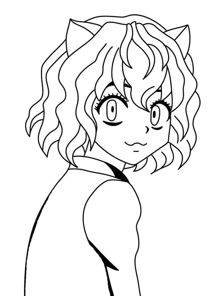 Anime Hunter x Hunter omalovánka