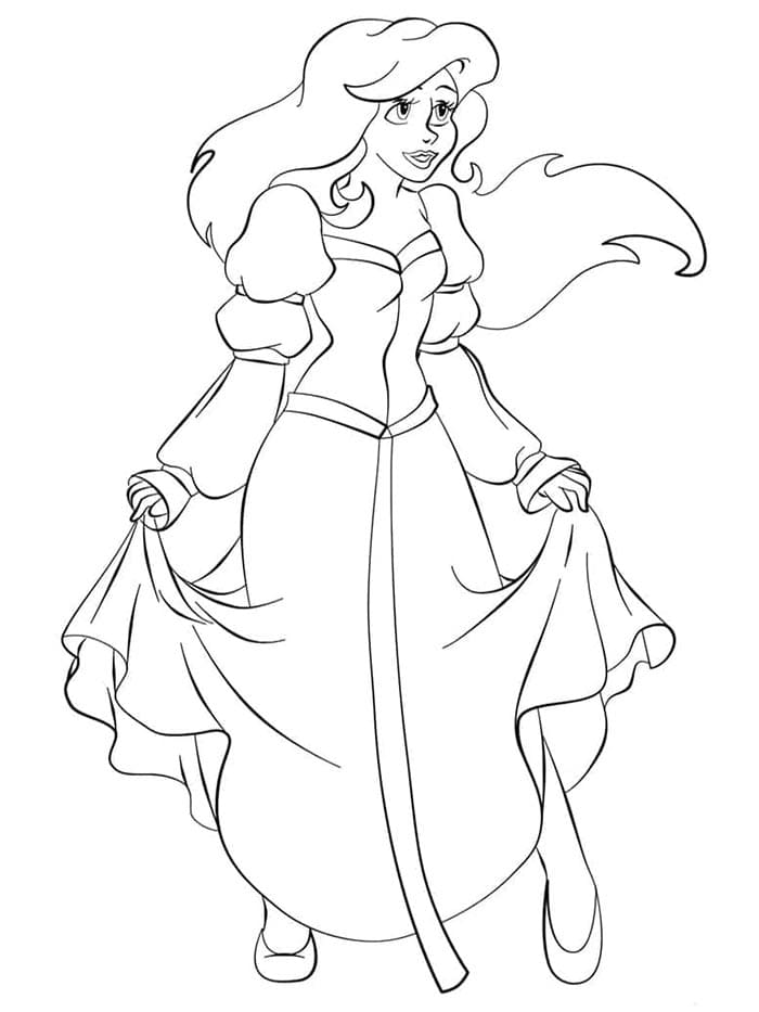 Ariel Tisknutelný Zdarma omalovánka