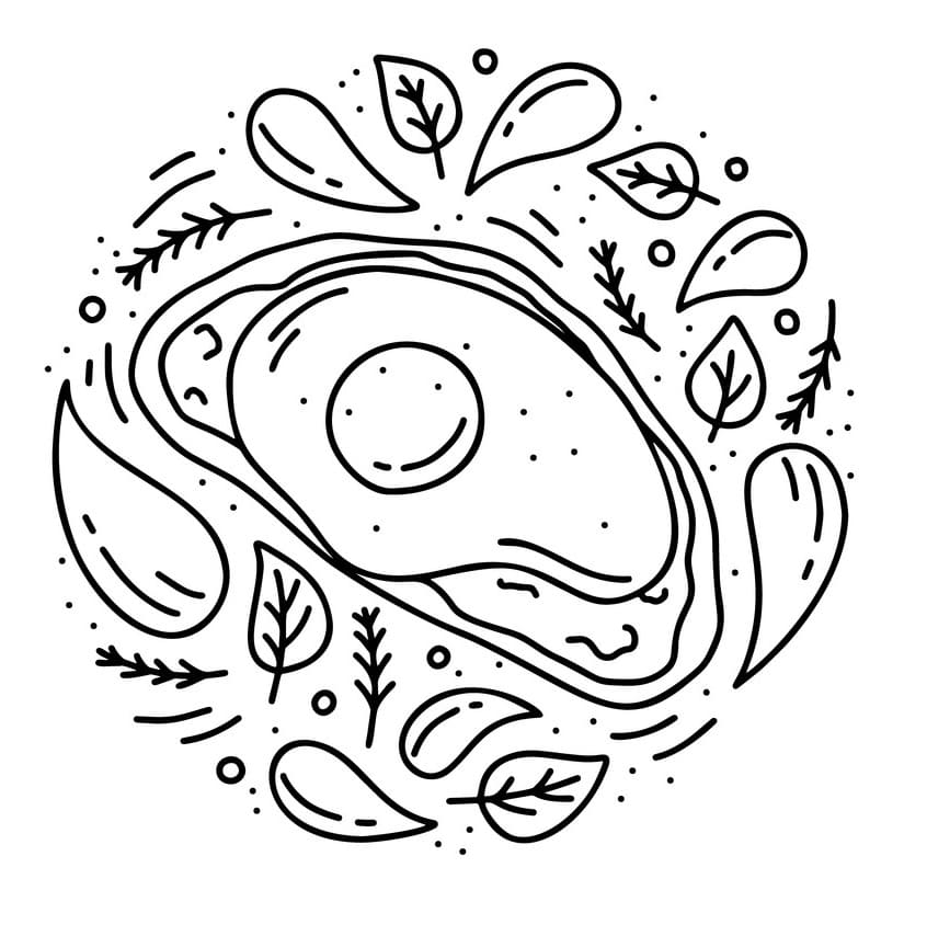 Avokádo pro 6leté Děti omalovánka