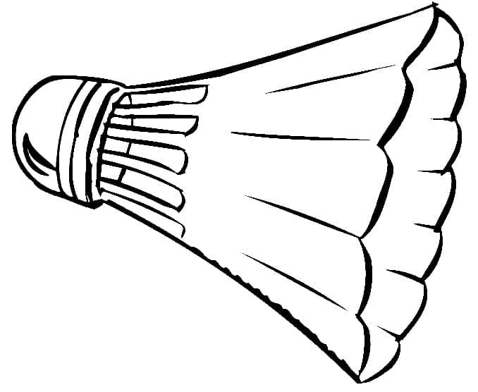 Badminton Tisknutelný Zdarma omalovánka