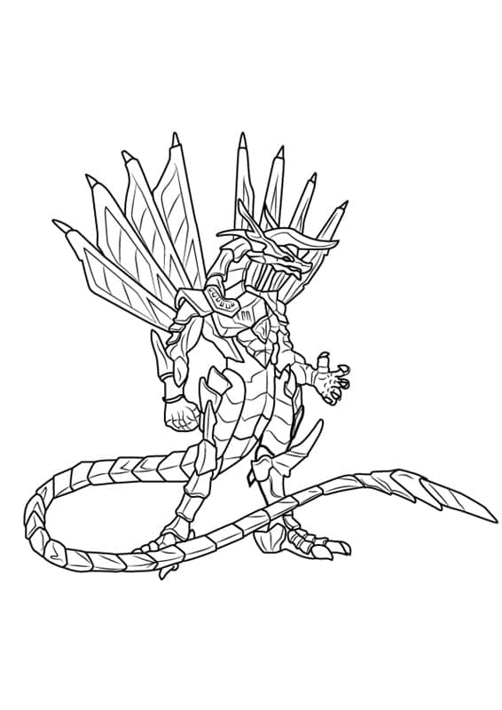 Bakugan pro 3leté Děti omalovánka