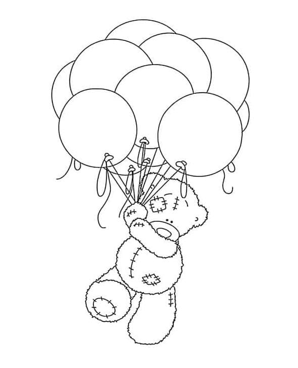 Balónek Tisknutelný Zdarma omalovánka