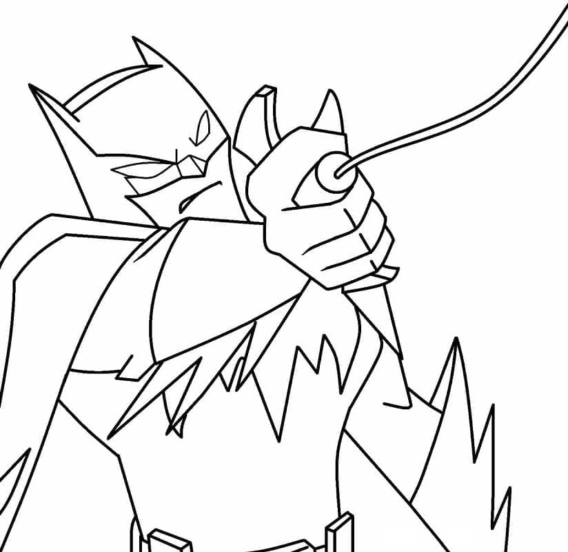 Batman Tisknutelný pro Děti omalovánka