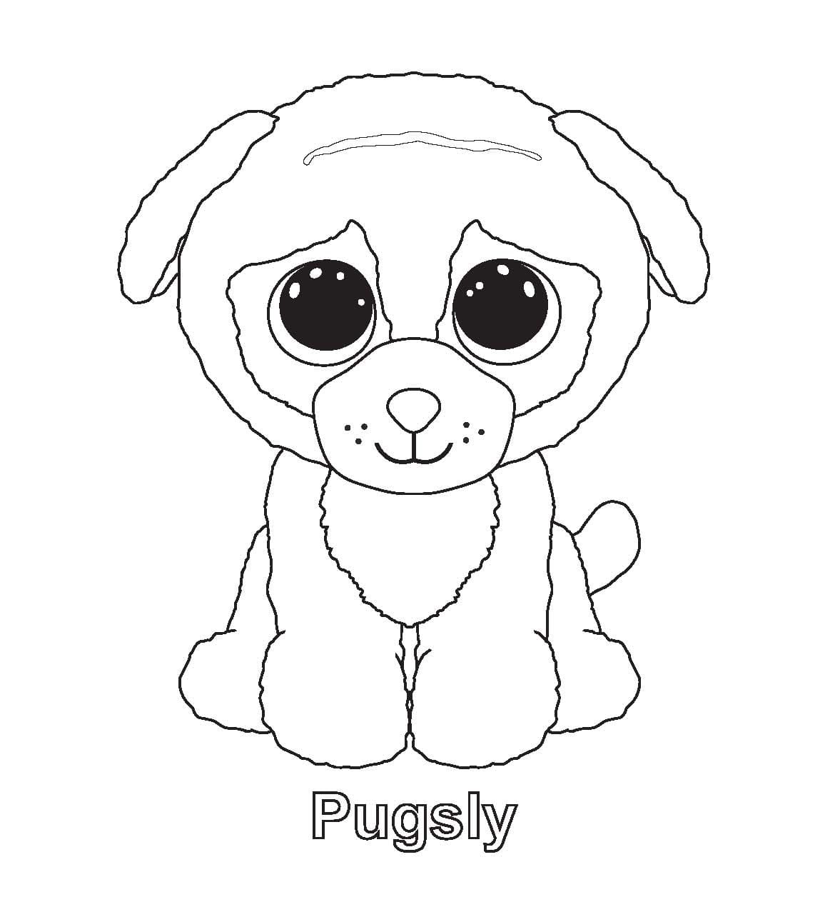 Beanie Boo (17) omalovánka