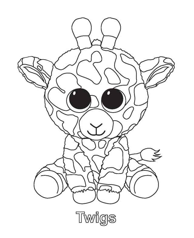 Beanie Boo omalovánky