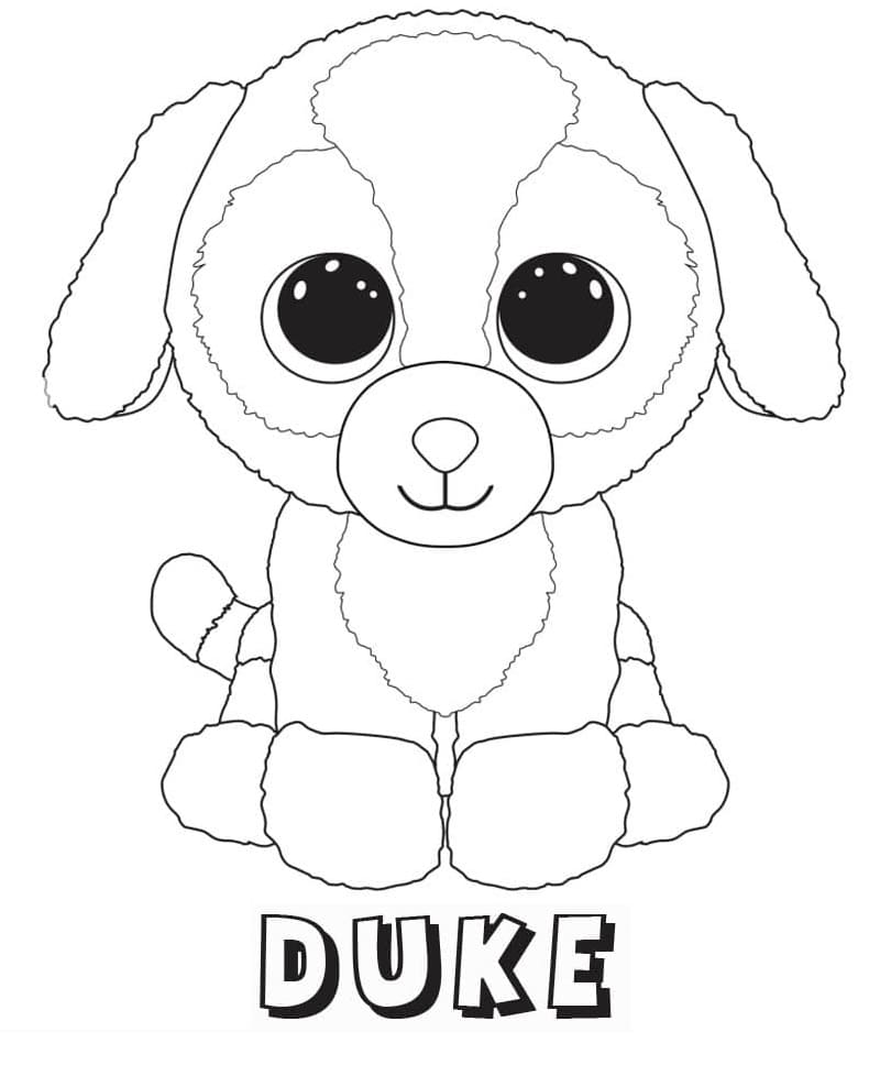 Beanie Boo (24) omalovánka