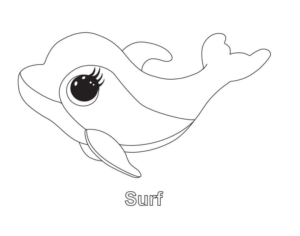 Beanie Boo (29) omalovánka