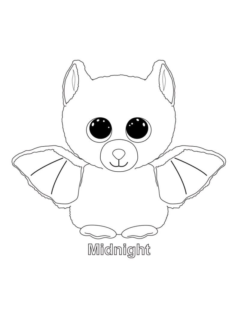 Beanie Boo (7) omalovánka