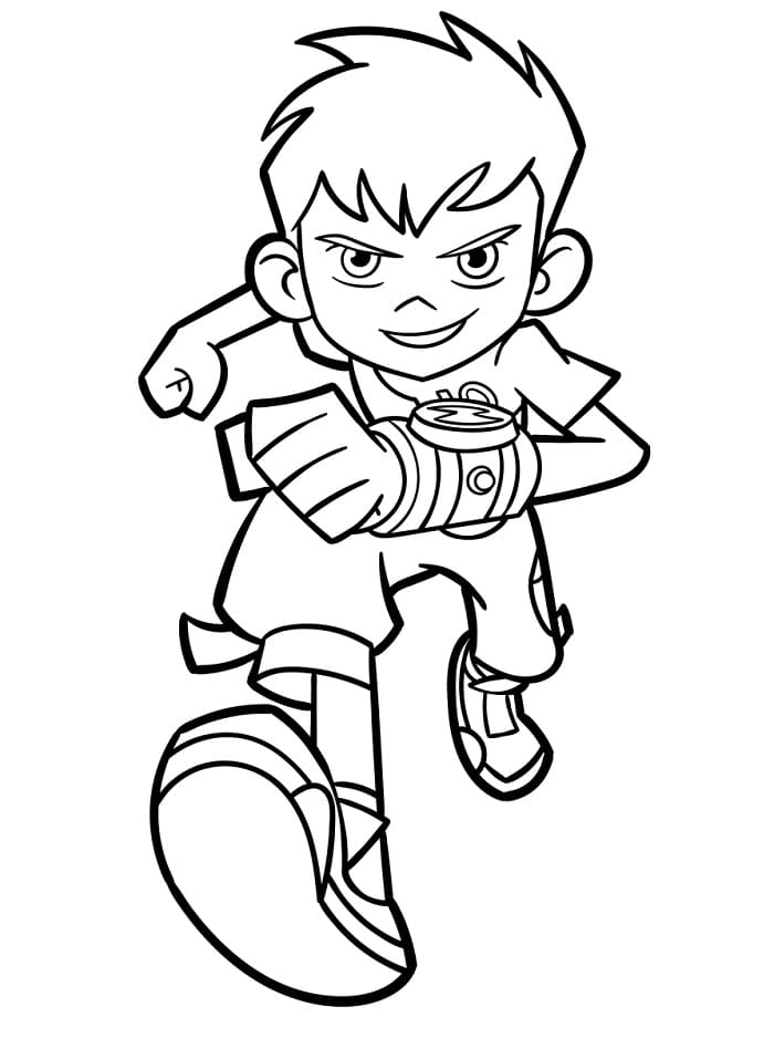 Ben 10 Vymalovatelné pro Děti omalovánka