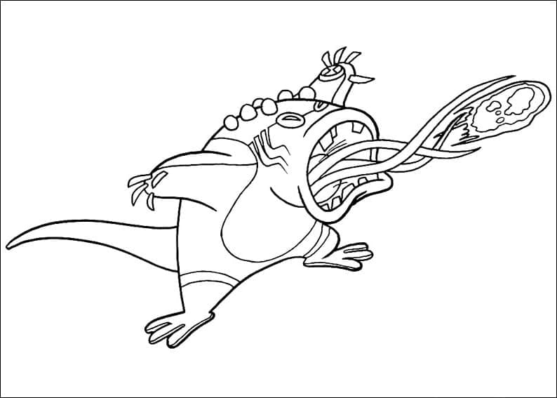 Ben 10 pro 3leté Děti omalovánka