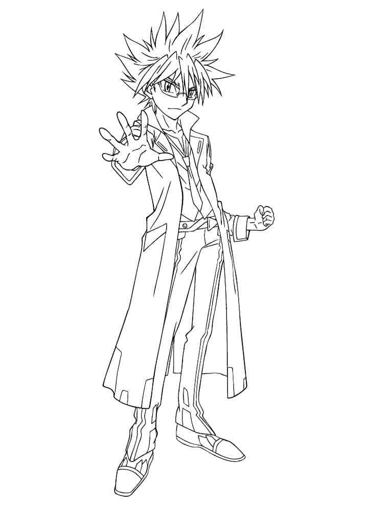 Beyblade Zdarma Vymalovatelné Obrázek omalovánka