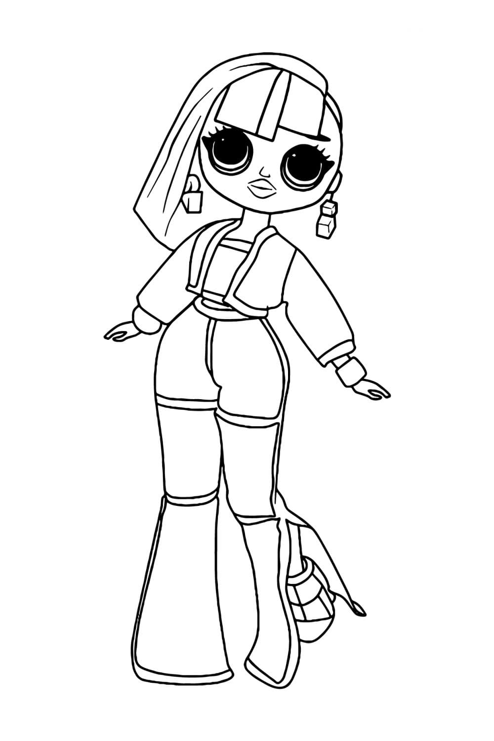 Big Sister Angel LOL OMG omalovánka