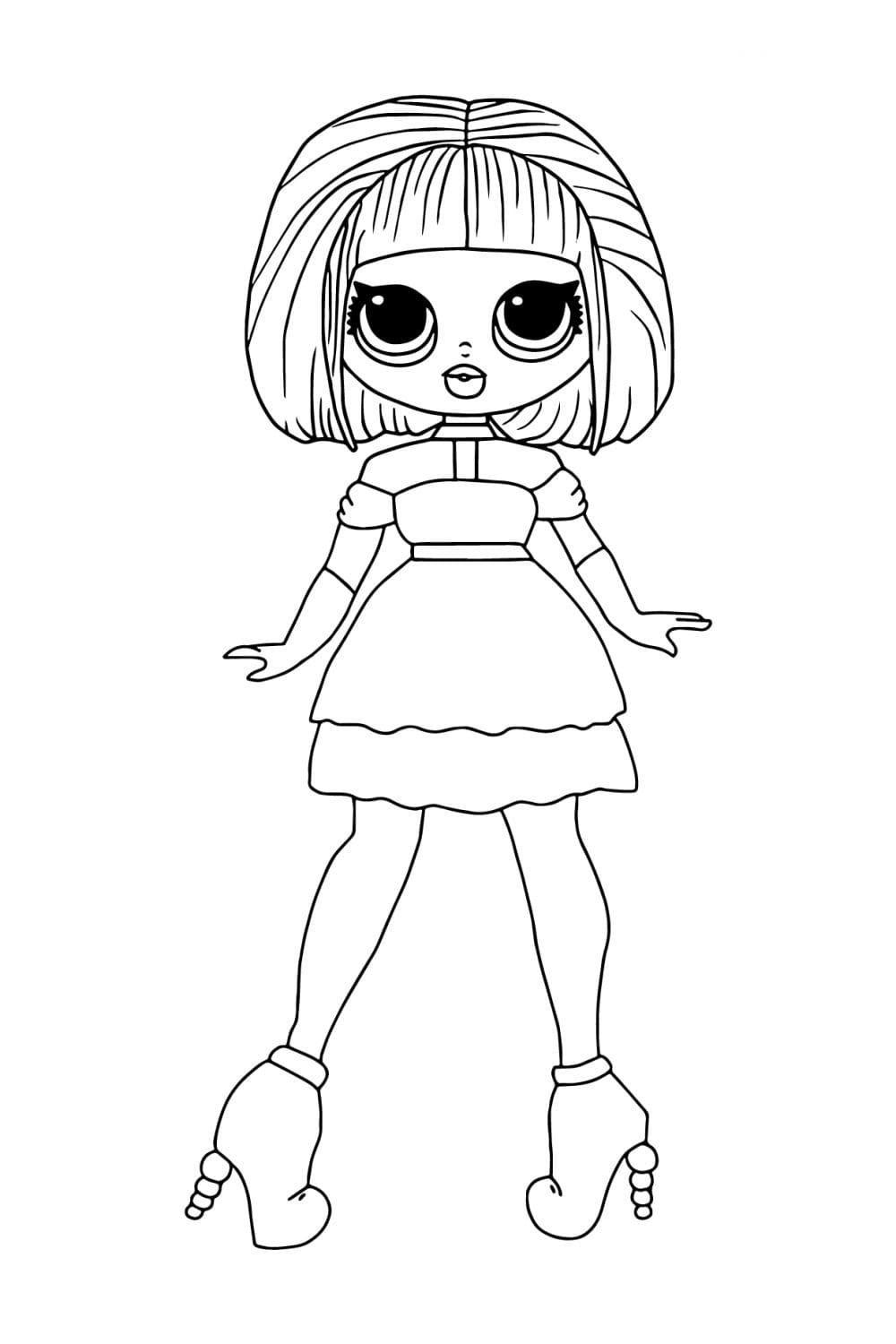 Big Sister Sugar LOL OMG omalovánka