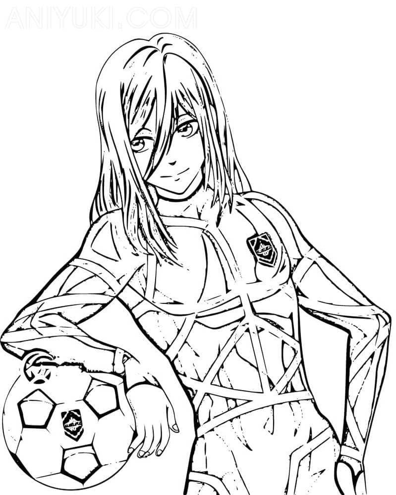 Blue Lock Zdarama omalovánka