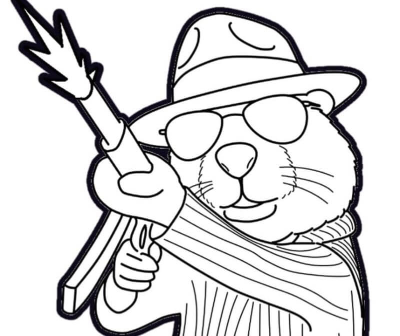 Bobrito Bandito Brainrot omalovánka