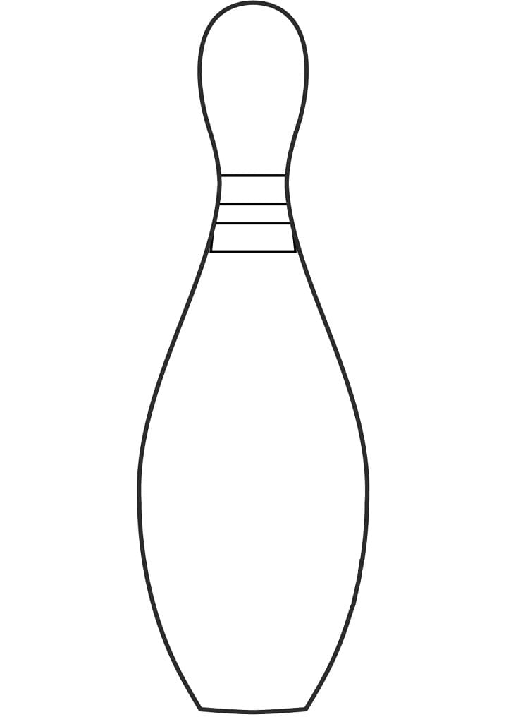 Bowling (2) omalovánka