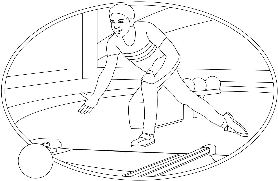 Bowling pro Děti omalovánka