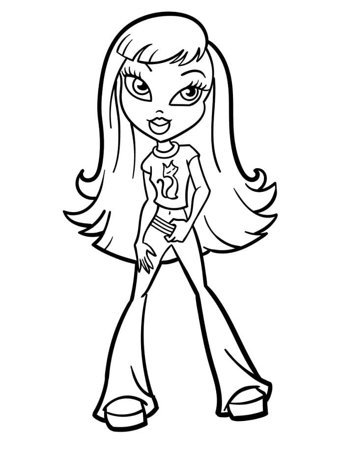 Bratz (1) omalovánka