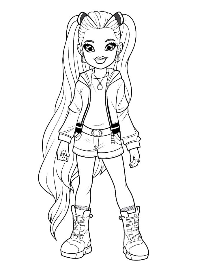 Bratz (3) omalovánka