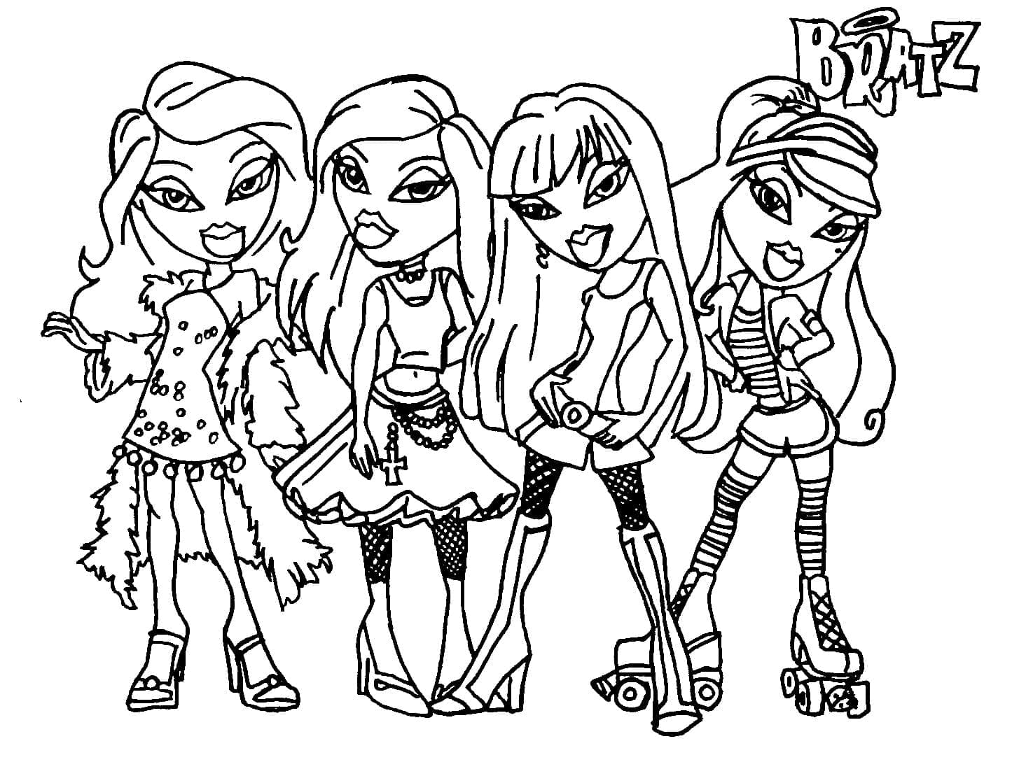 Bratz (4) omalovánka