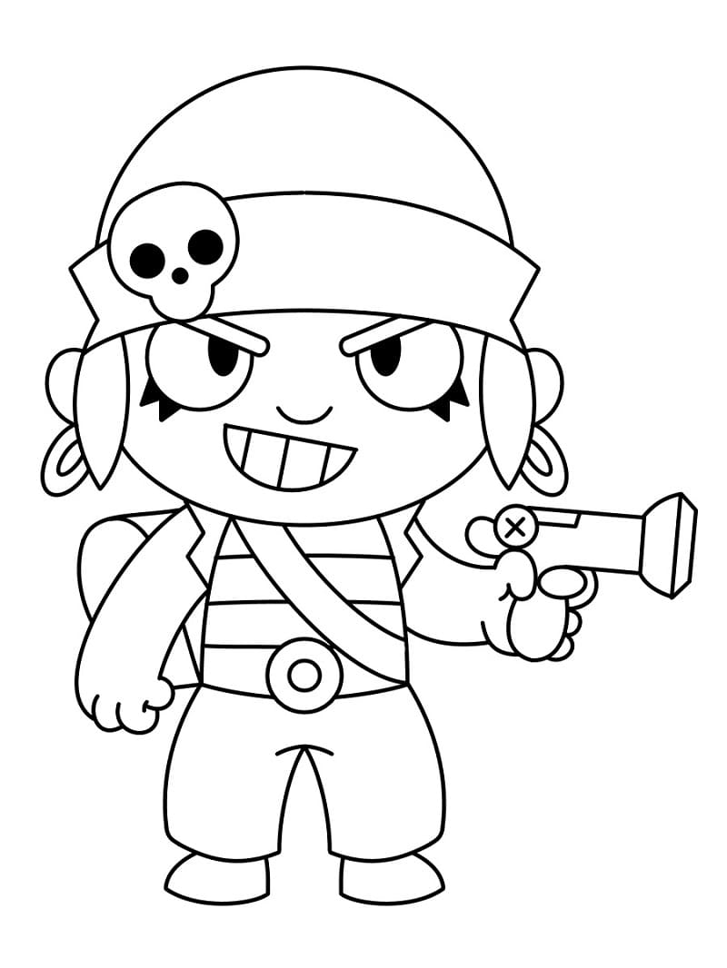 Brawl Stars Penny omalovánka
