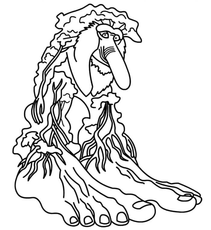 Brr Brr Patapim Brainrot omalovánka