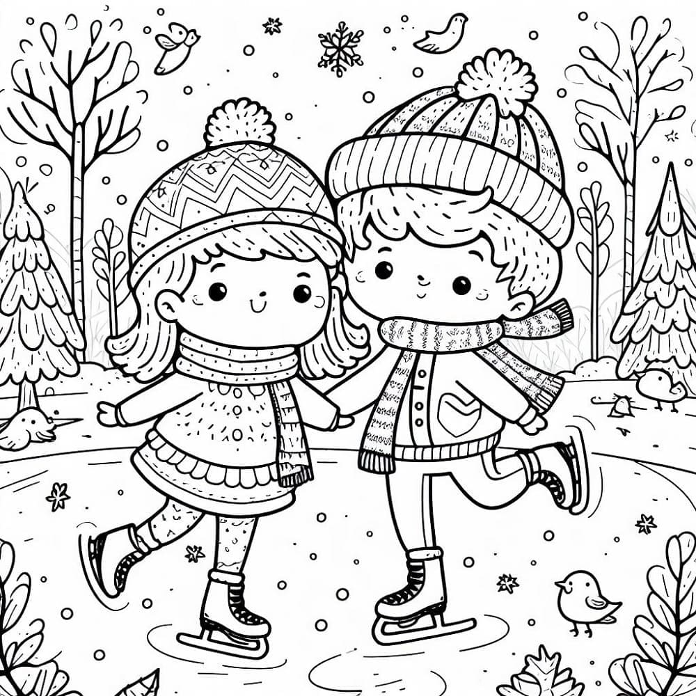 Bruslení Zdarma omalovánka