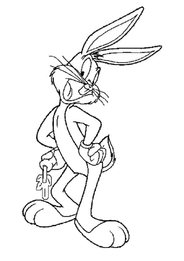 Bugs Bunny k Tisku omalovánka