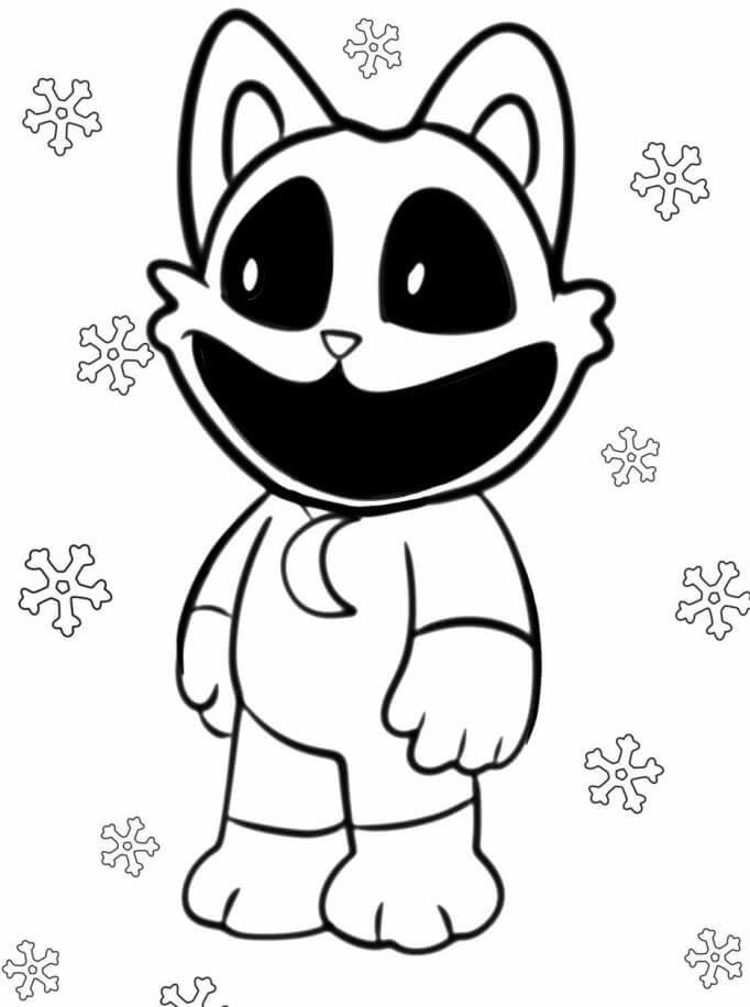 Catnap Tisknutelný Zdarma omalovánka