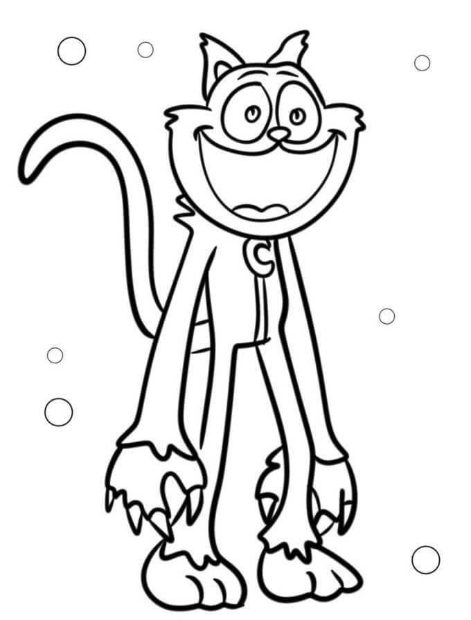 Catnap Tisknutelný pro Děti omalovánka