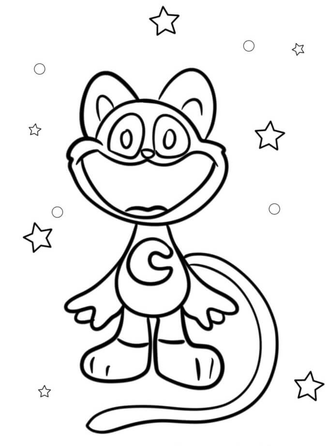 Catnap pro 2leté Děti omalovánka