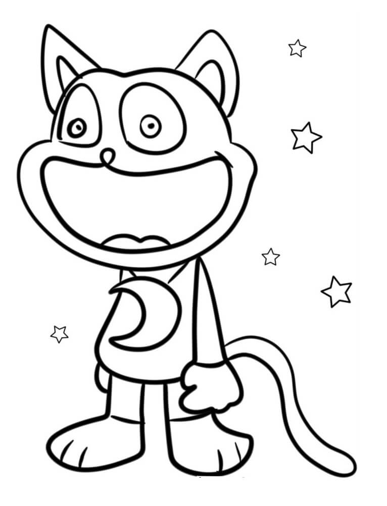 Catnap pro 3leté Děti omalovánka