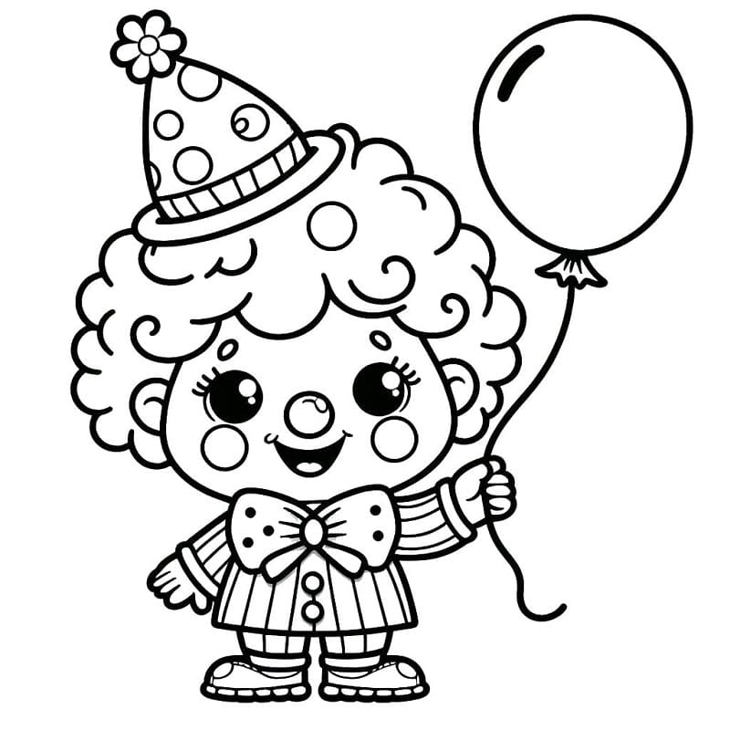 Cirkus Tisknutelný Zdarma omalovánka