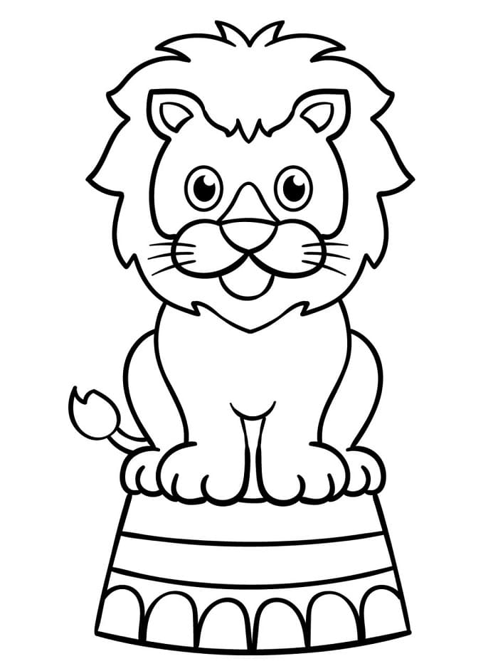 Cirkus Vymalovatelné pro Děti omalovánka