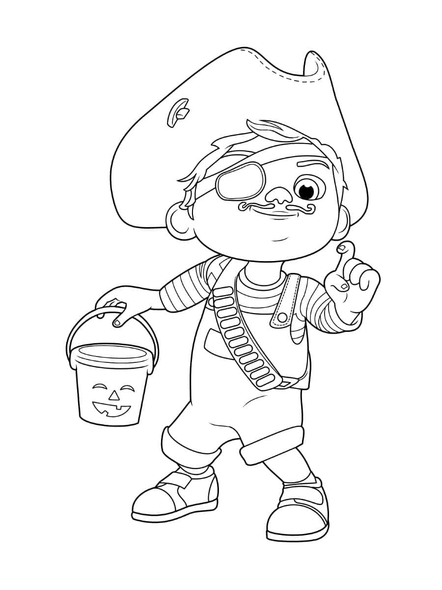 Cocomelon (3) omalovánka