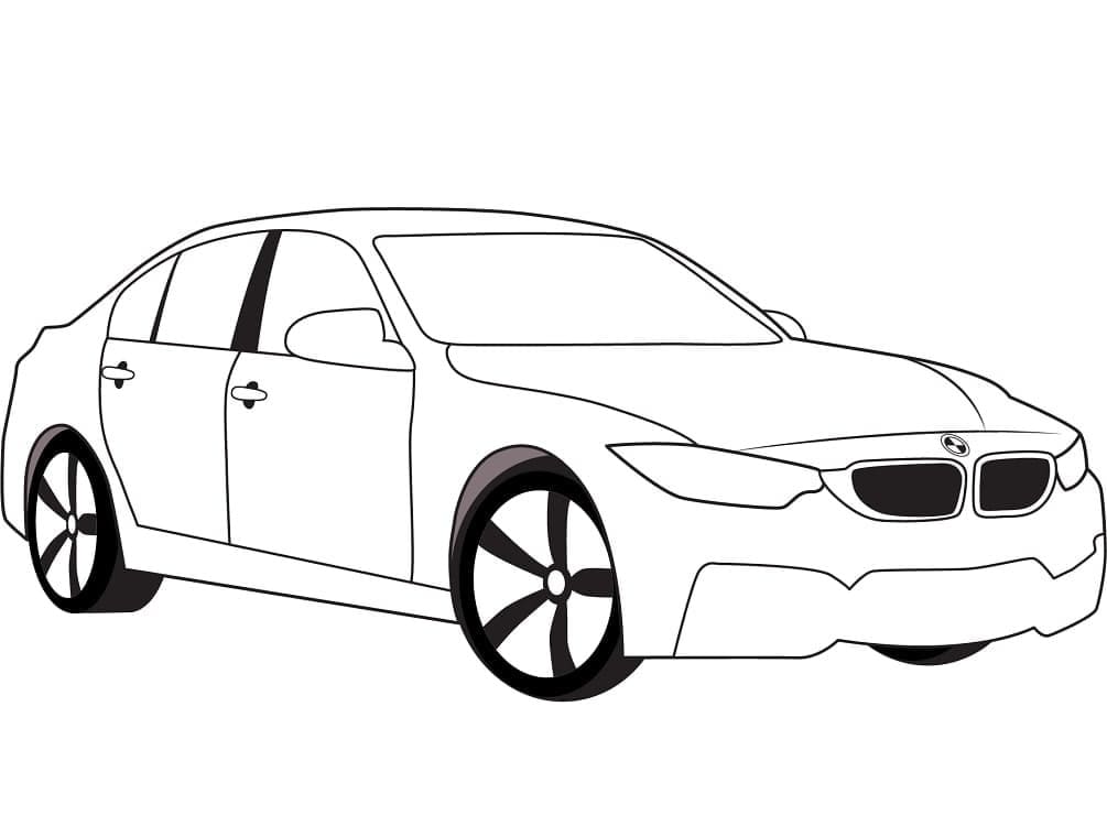 Cool BMW omalovánka