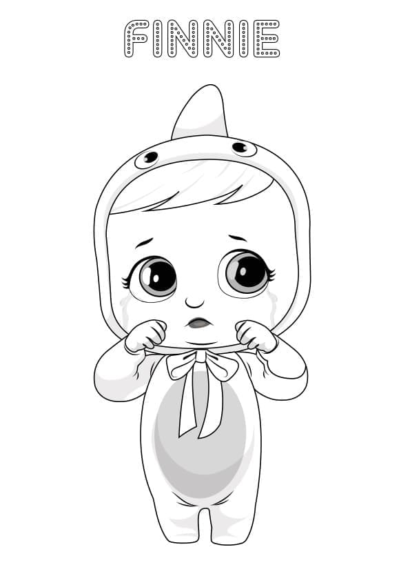 Cry Babies Zdarama omalovánka