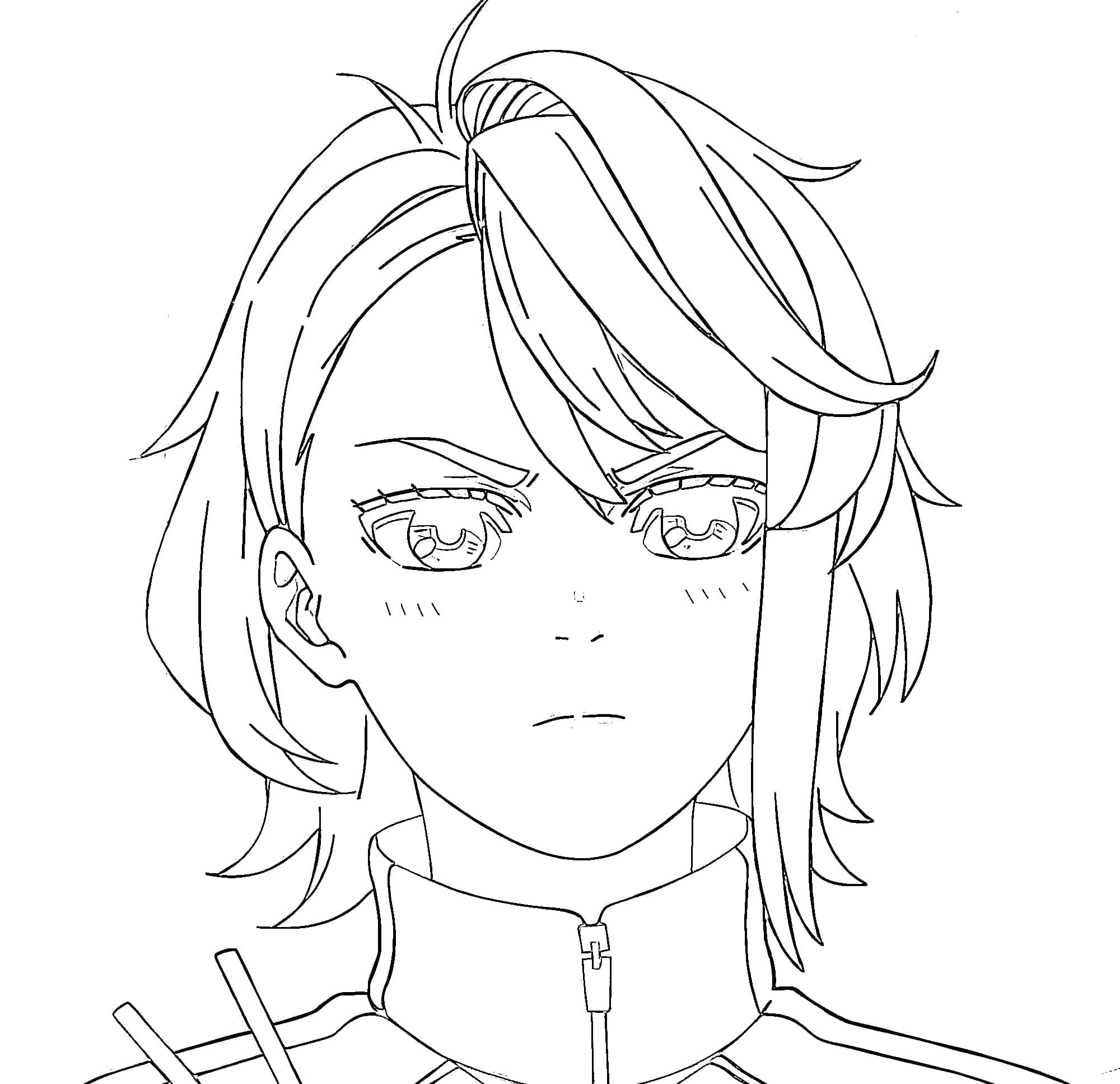 Dandadan Zdarama omalovánka