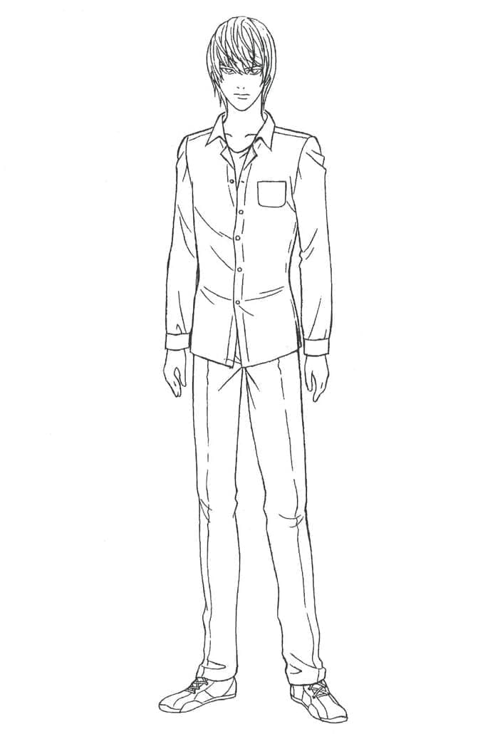 Death Note (3) omalovánka