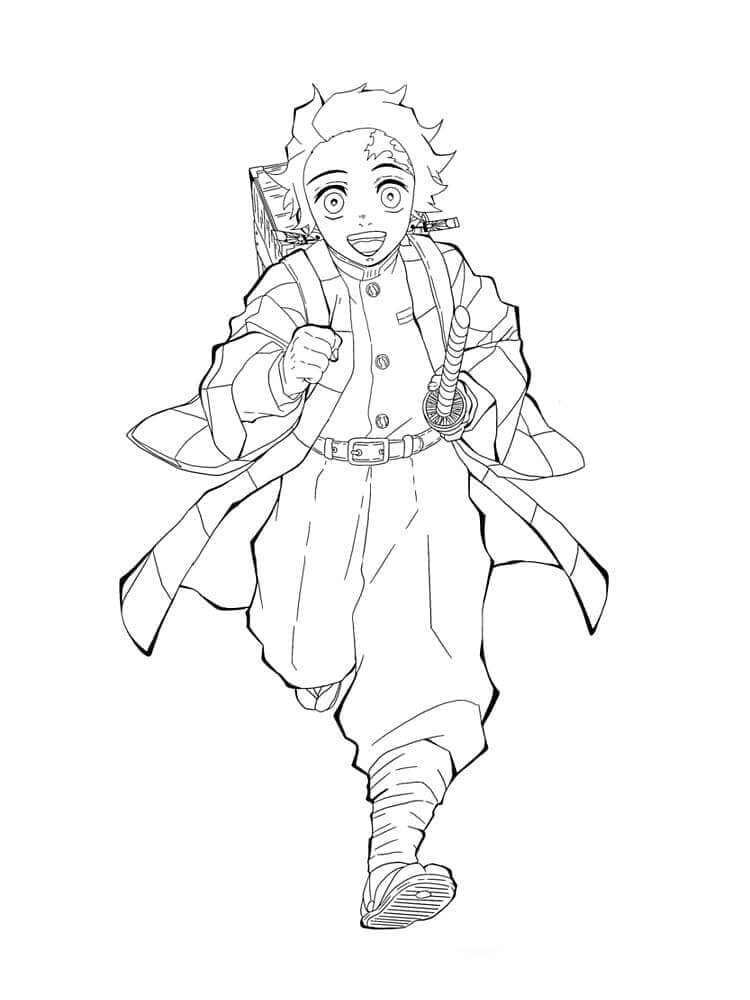 Demon Slayer (10) omalovánka