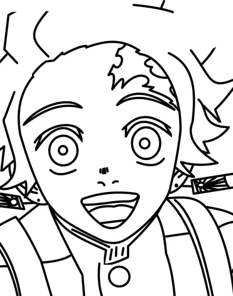 Demon Slayer (11) omalovánka