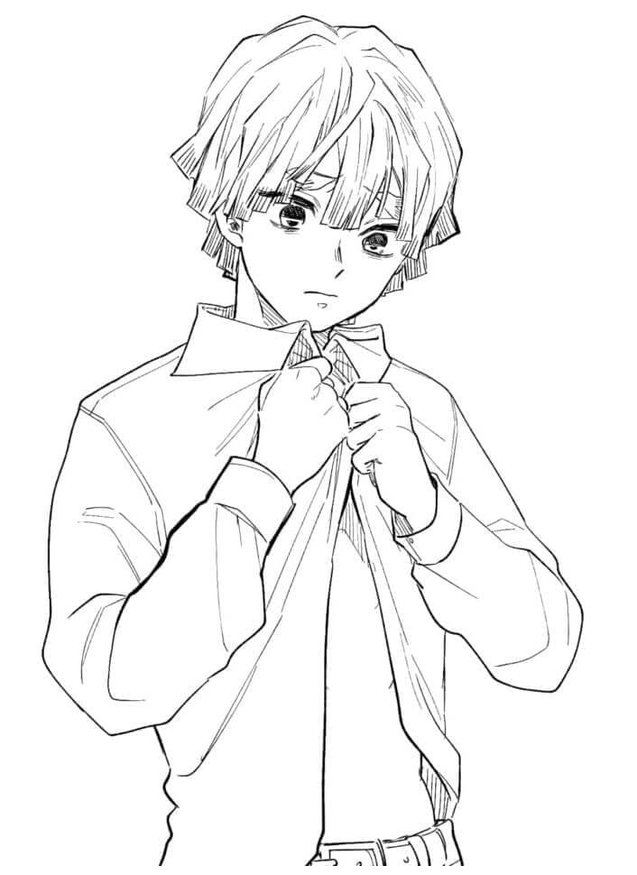 Demon Slayer (20) omalovánka