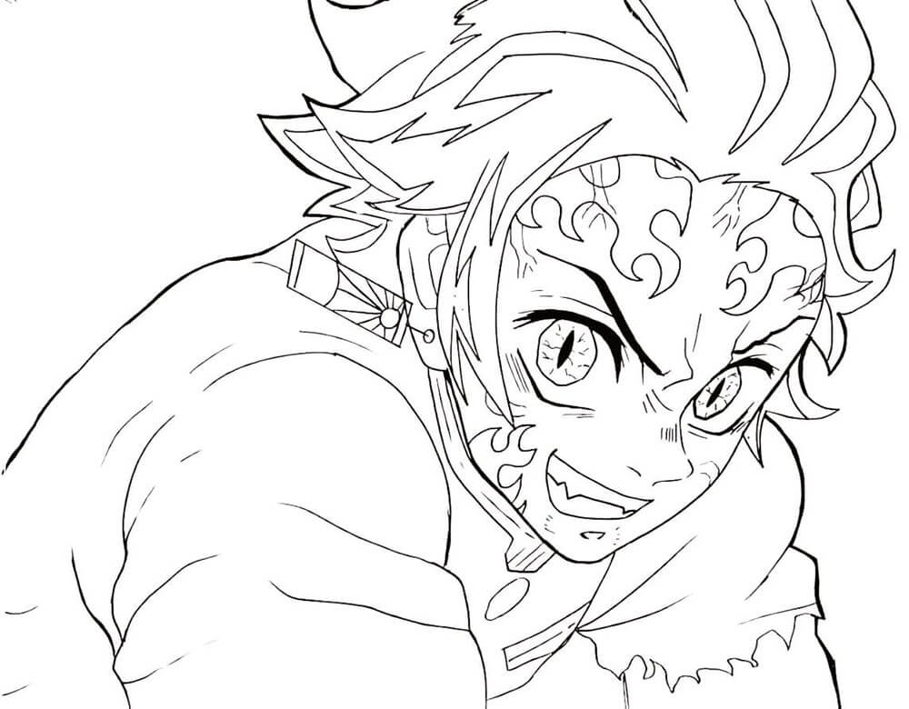 Demon Slayer (24) omalovánka