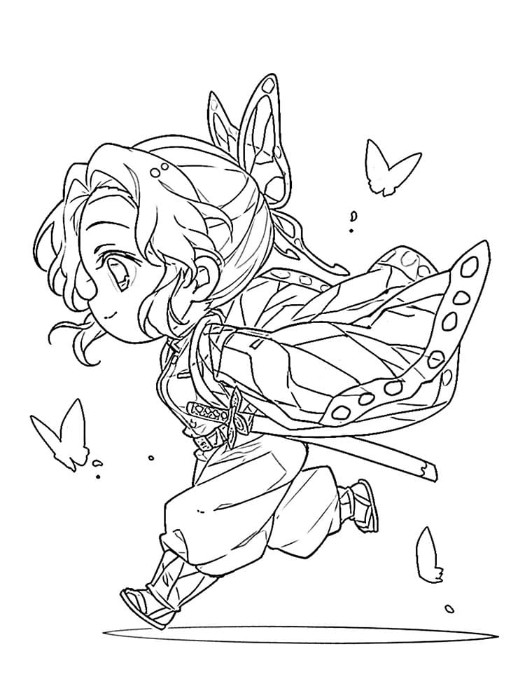 Demon Slayer k Vymalování omalovánka