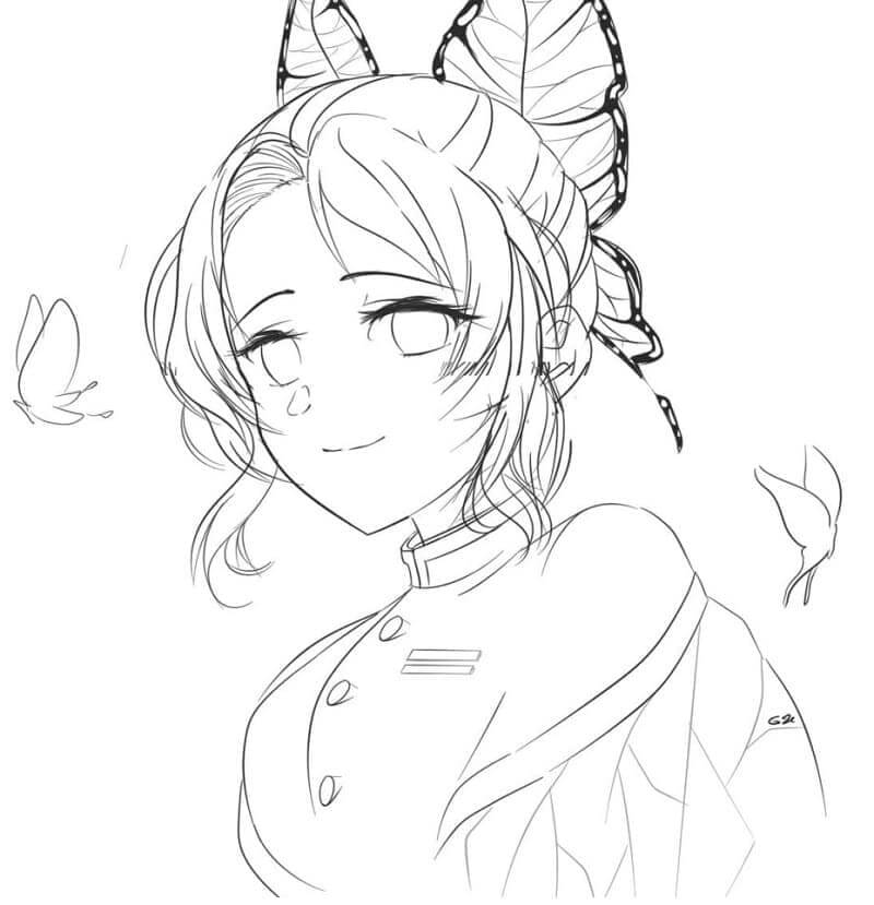 Demon Slayer pro 3leté Děti omalovánka